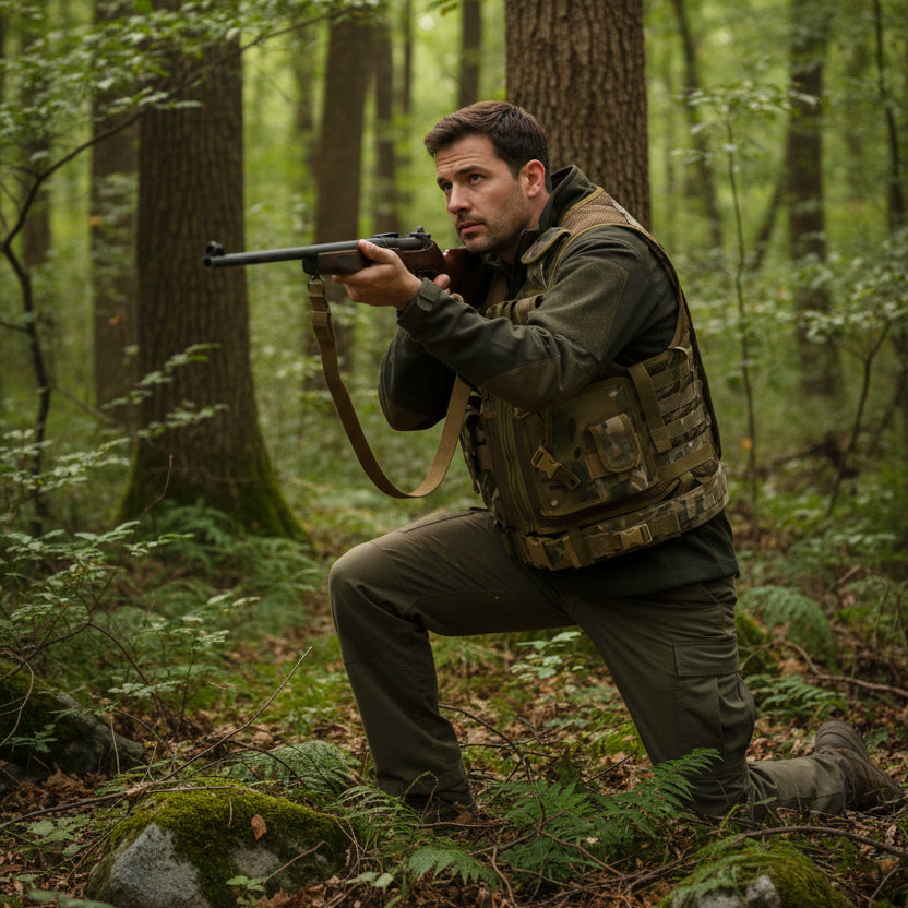 Mil-Spec Utility Vest in Camo for Tactical Outdoor Activities