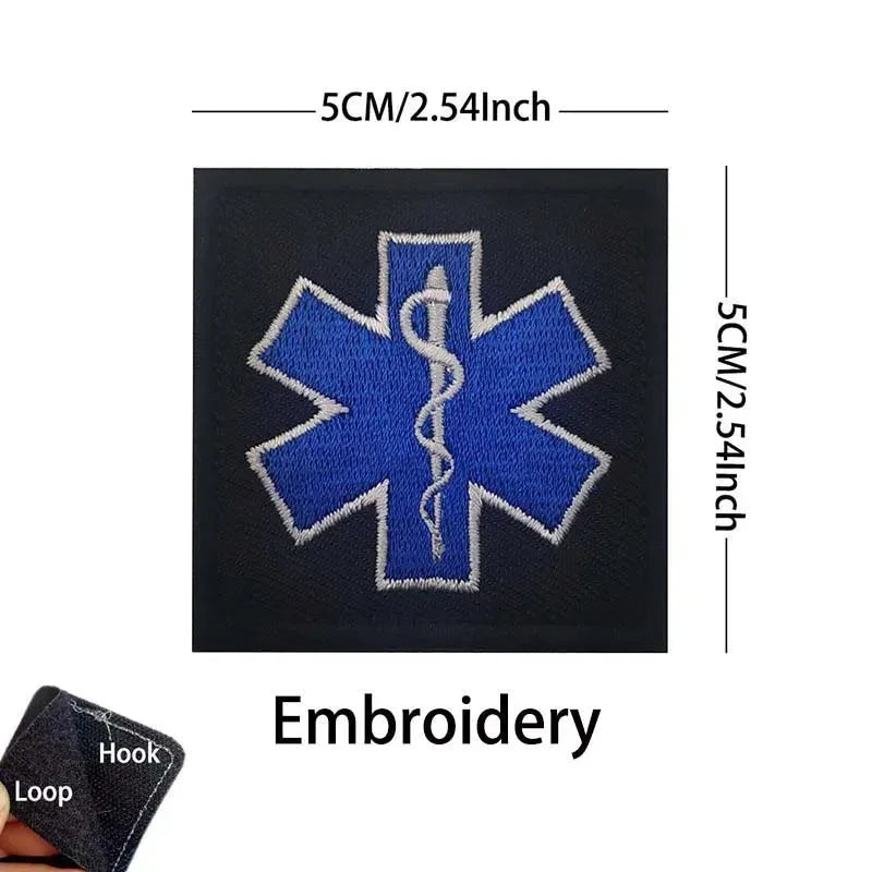 Paramedic Military Patch - Durable Hook & Loop Tactical Accessory