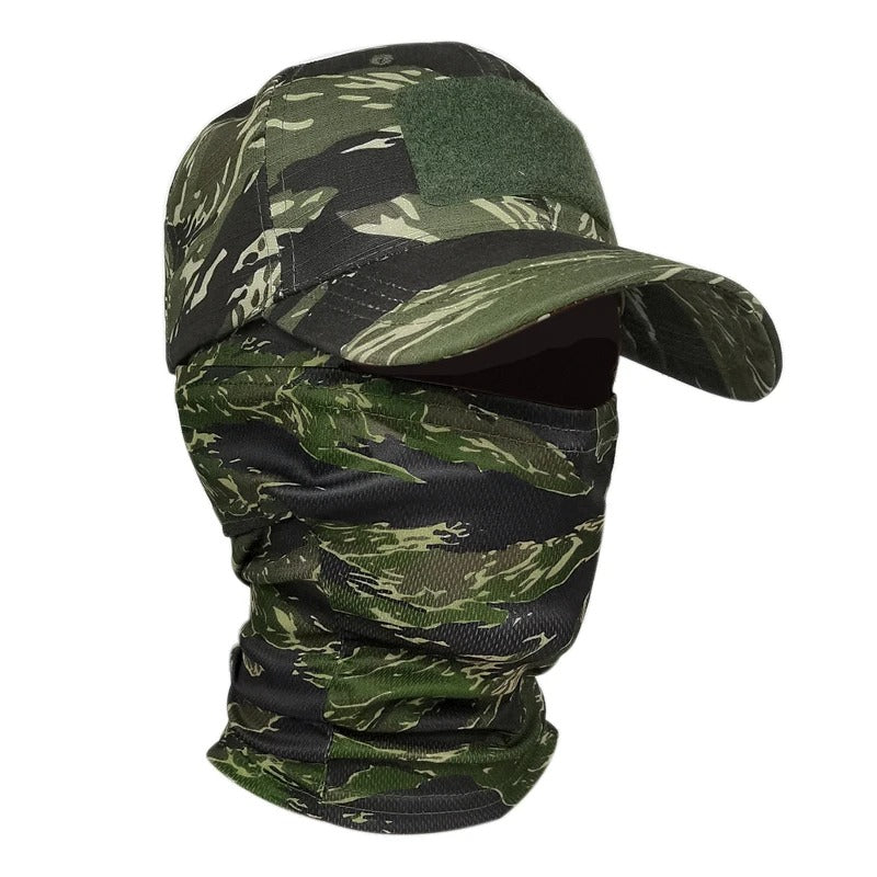 American Black 2pcs Set Balaclava Face Mask And Military Caps Military-Outdoors.com