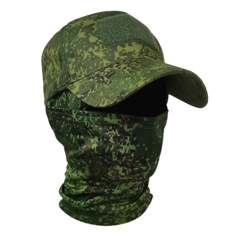 Russian Camo 2pcs Set Balaclava Face Mask And Military Caps Military-Outdoors.com