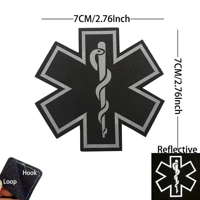 Paramedic Military Patch - Durable Hook & Loop Tactical Accessory