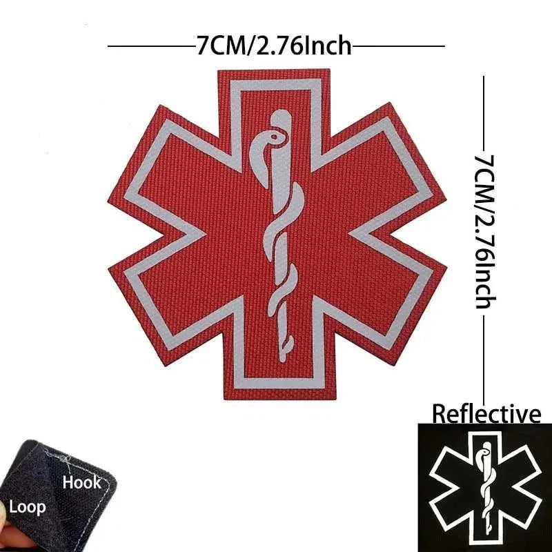 Paramedic Military Patch - Durable Hook & Loop Tactical Accessory