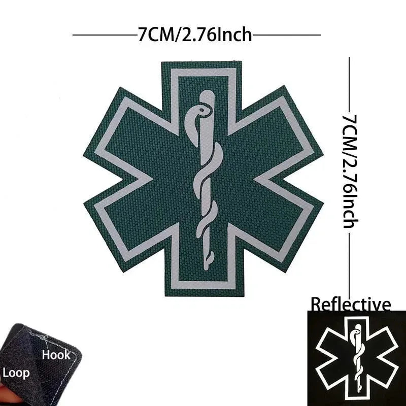 Paramedic Military Patch - Durable Hook & Loop Tactical Accessory