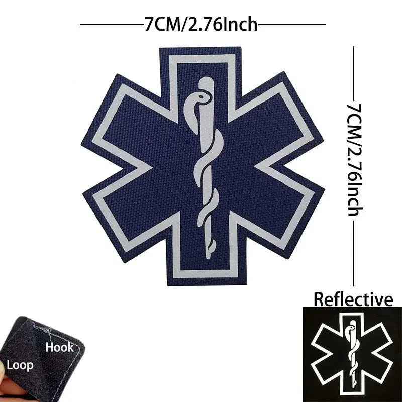 Paramedic Military Patch - Durable Hook & Loop Tactical Accessory