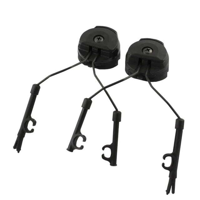 Helmet Rail Headset Adapter - Outdoor Headphone Bracket Set