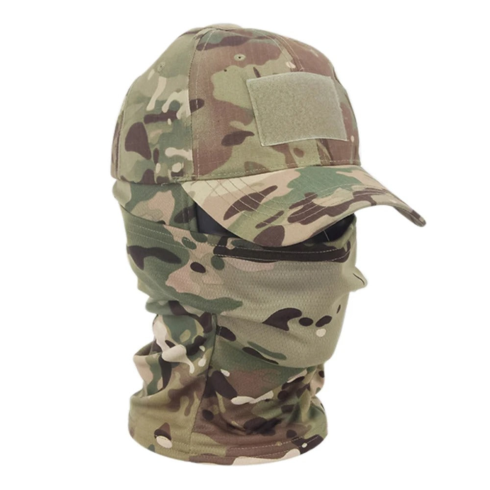 Desert CP 2pcs Set Balaclava Face Mask And Military Caps Military-Outdoors.com