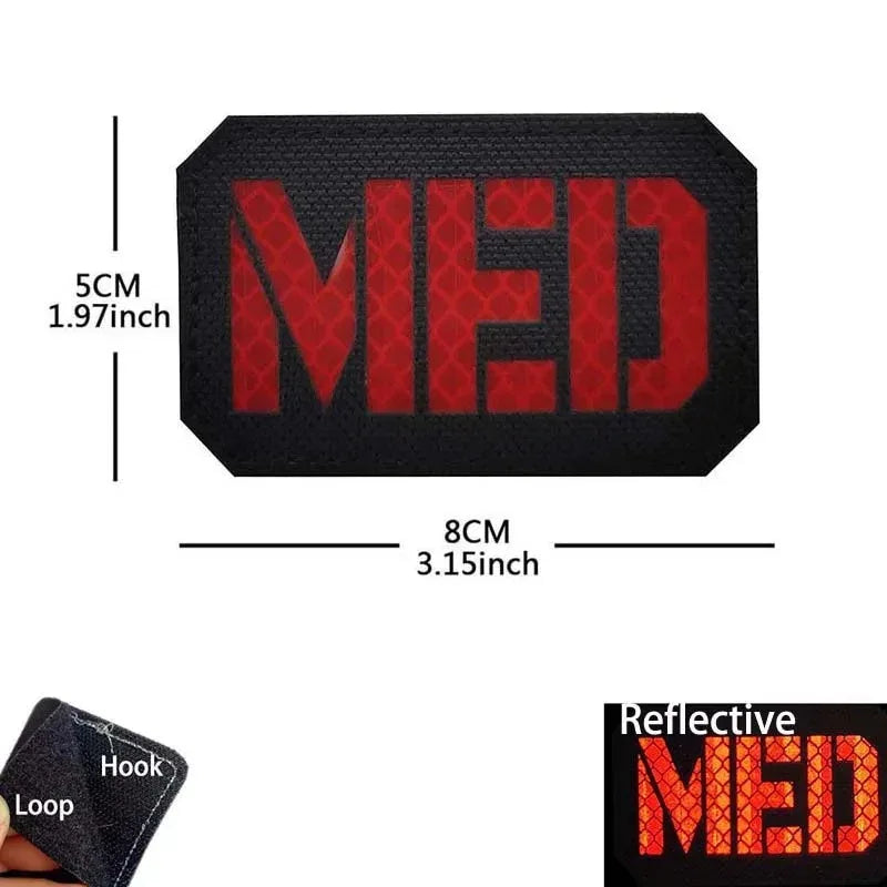 Paramedic Military Patch - Durable Hook & Loop Tactical Accessory