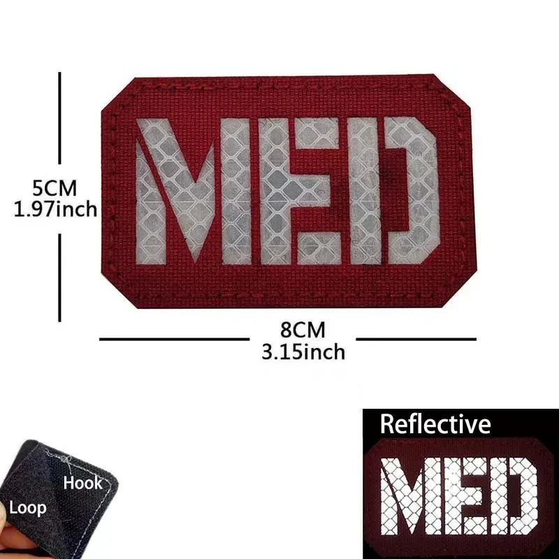 Paramedic Military Patch - Durable Hook & Loop Tactical Accessory