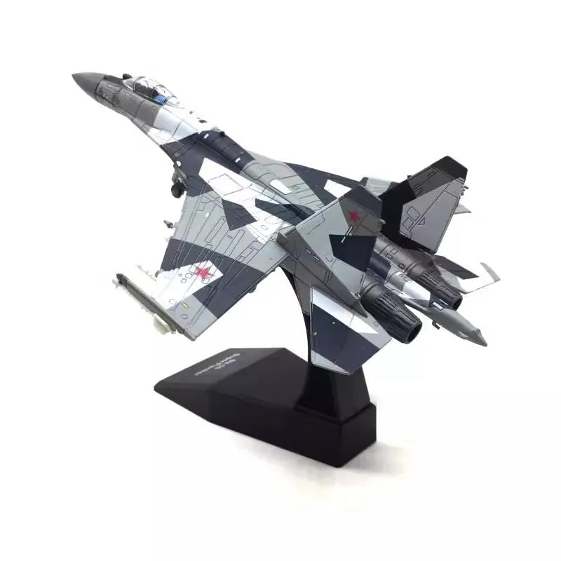 SU-35 Fighter Jet Models - 1:100 Diecast Collection