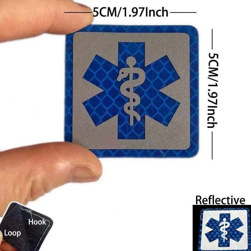 Paramedic Military Patch - Durable Hook & Loop Tactical Accessory