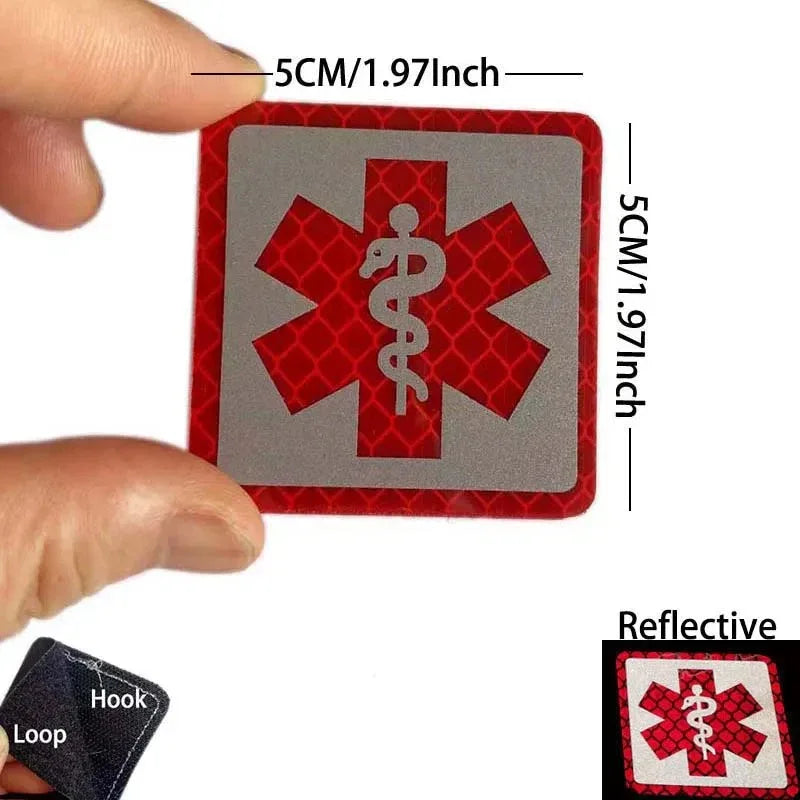 Paramedic Military Patch - Durable Hook & Loop Tactical Accessory