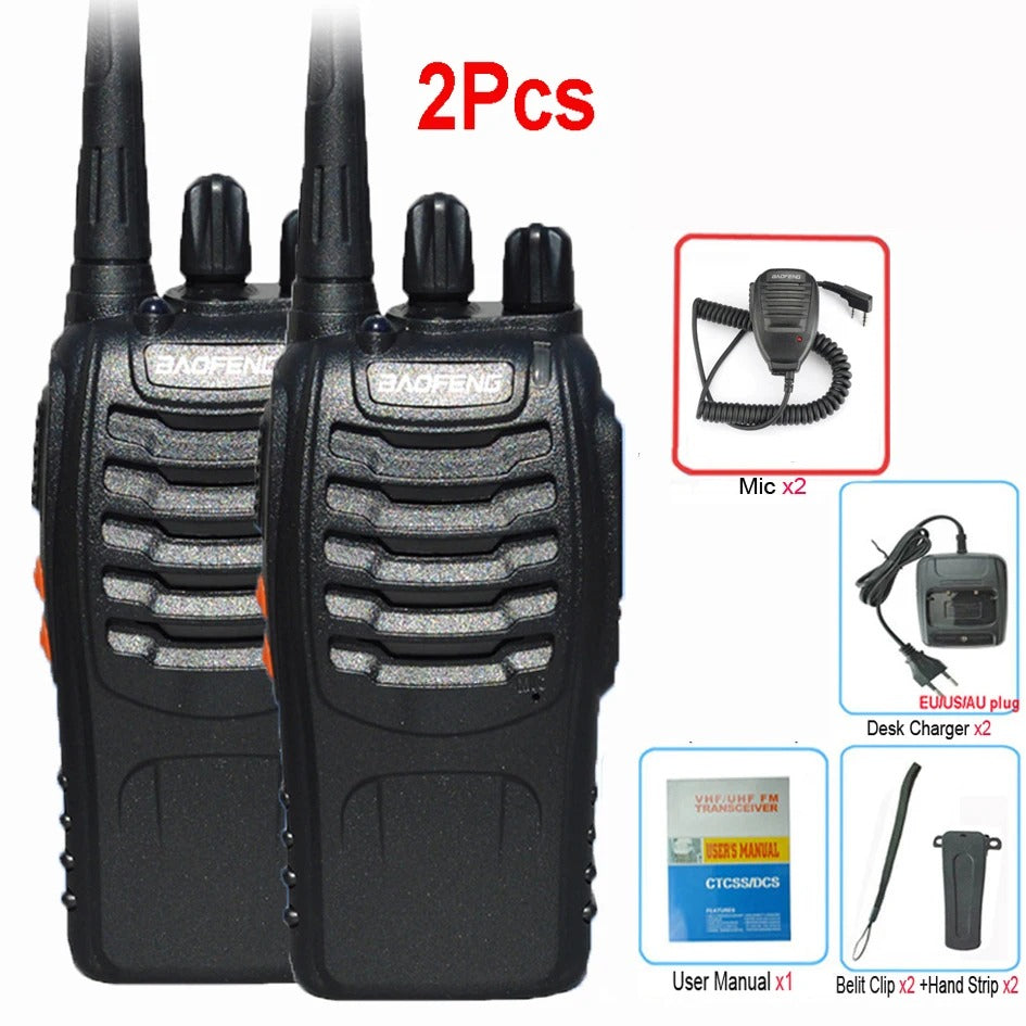 Mic BAOFENG BF-888S UHF 400-480MHz Two Way Radio Military-Outdoors.com