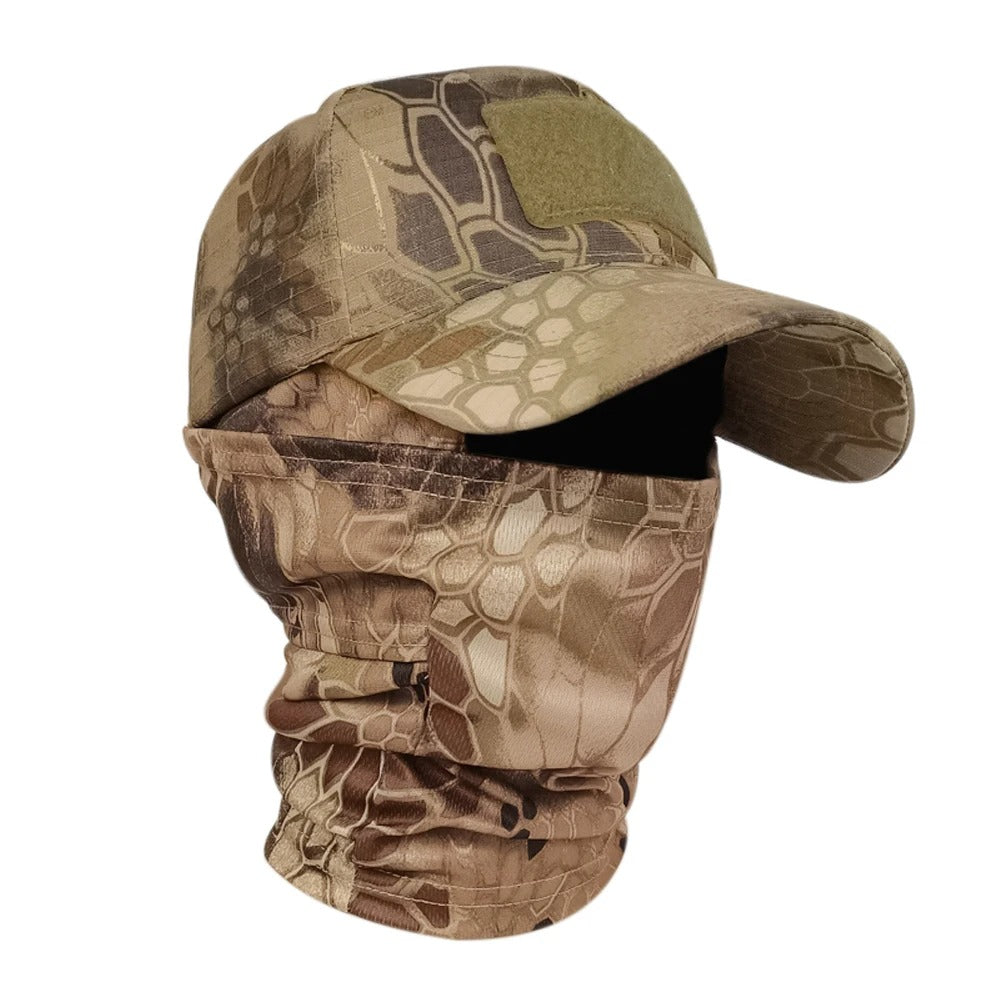 Python Desert 2pcs Set Balaclava Face Mask And Military Caps Military-Outdoors.com