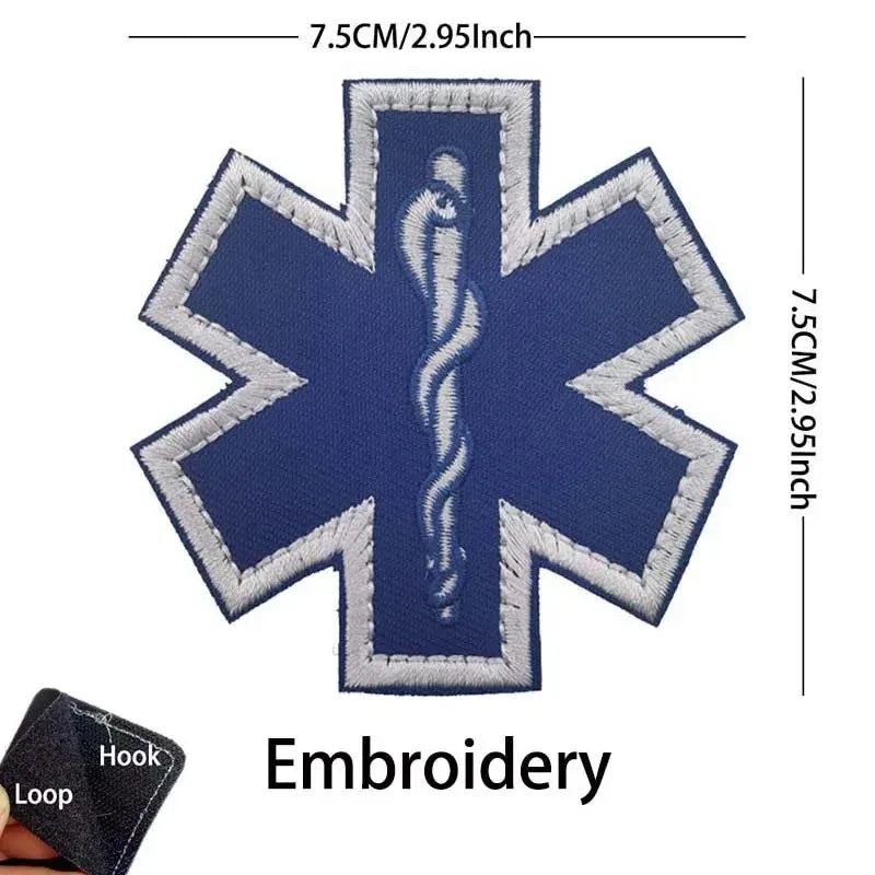 Paramedic Military Patch - Durable Hook & Loop Tactical Accessory
