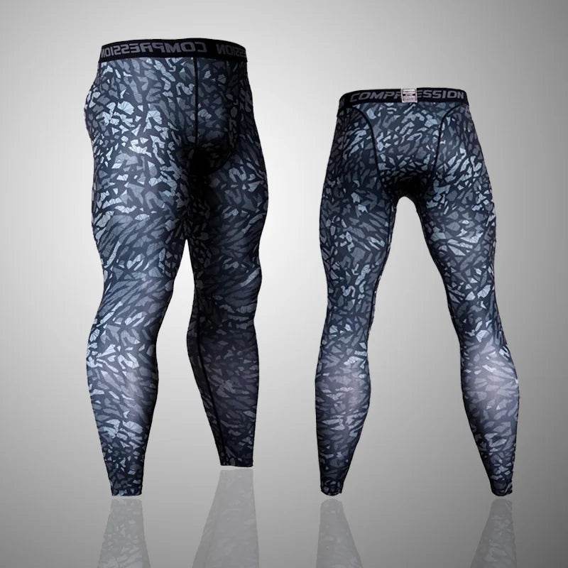 Tight Under Skin Camo Blue Underwear Pants - Military-Outdoors.com