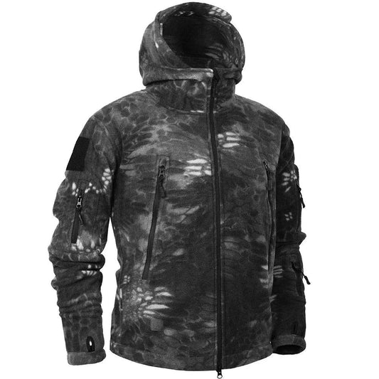 Military Fleece Warm Camouflage Mens Hoodie - Military-Outdoors.com
