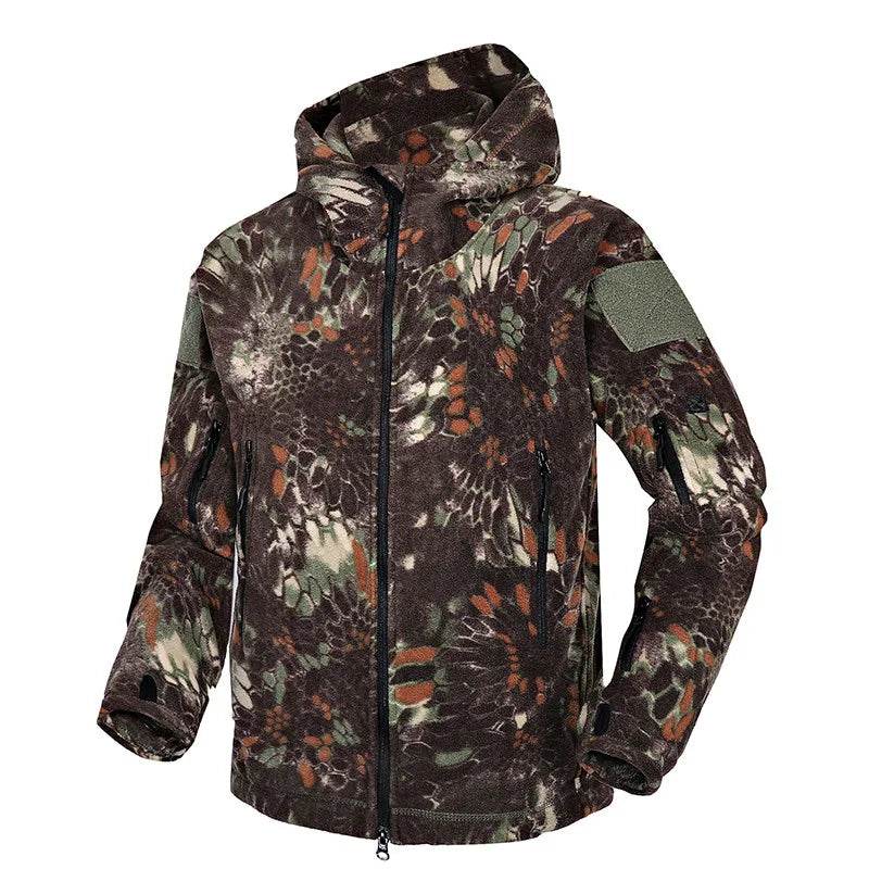 Military Fleece Warm Camouflage Mens Hoodie - Military-Outdoors.com
