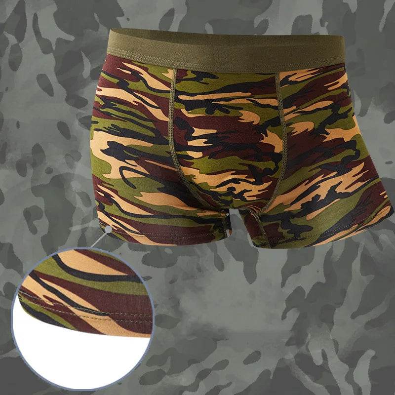 4Pcs Mens Boxers Camouflage Military Panties - Military-Outdoors.com