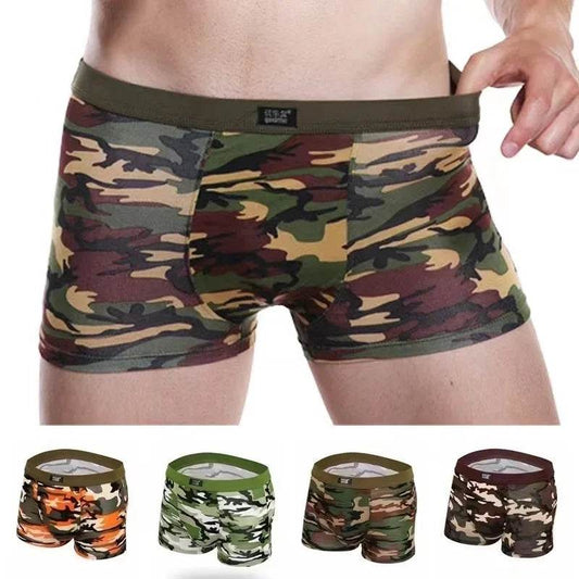4Pcs Mens Boxers Camouflage Military Panties - Military-Outdoors.com