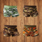4Pcs Mens Boxers Camouflage Military Panties