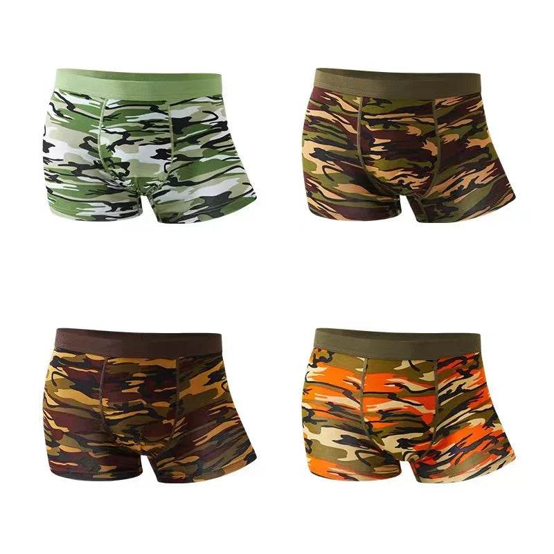 4Pcs Mens Boxers Camouflage Military Panties - Military-Outdoors.com