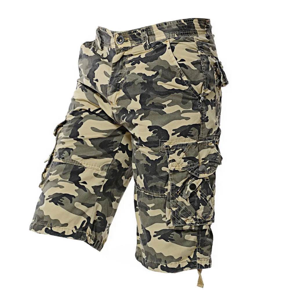 Outdoor Military Shorts - Camo Cargo Design - Military-Outdoors.com