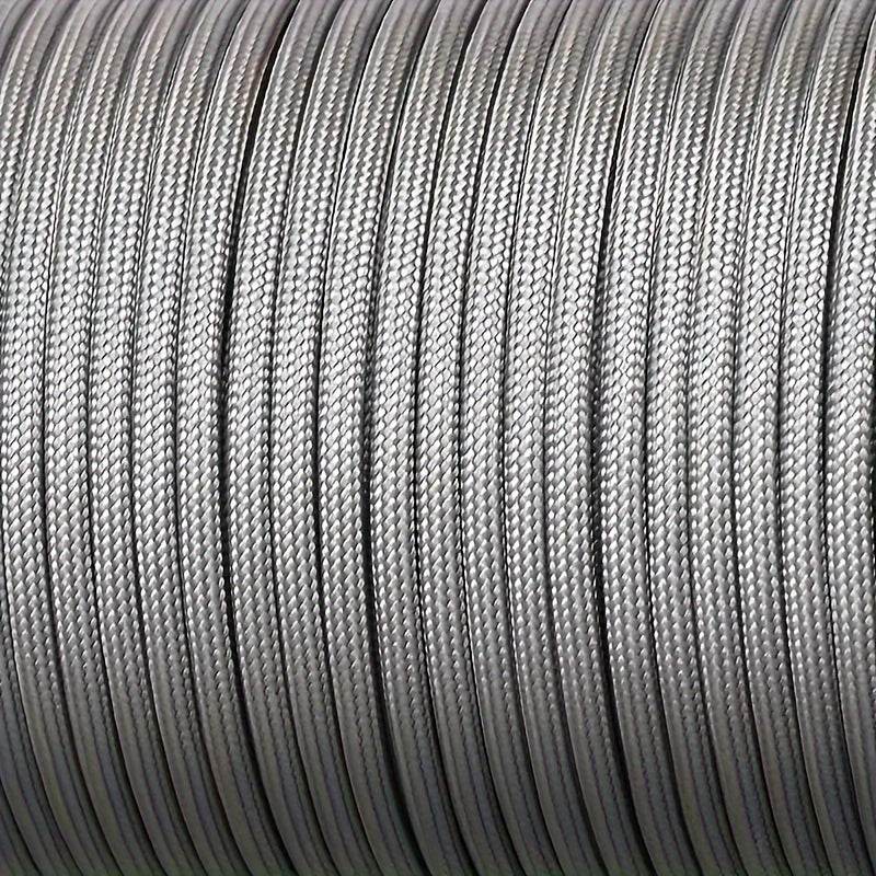 Durable gray outdoor tent cord for secure camping and outdoor activities