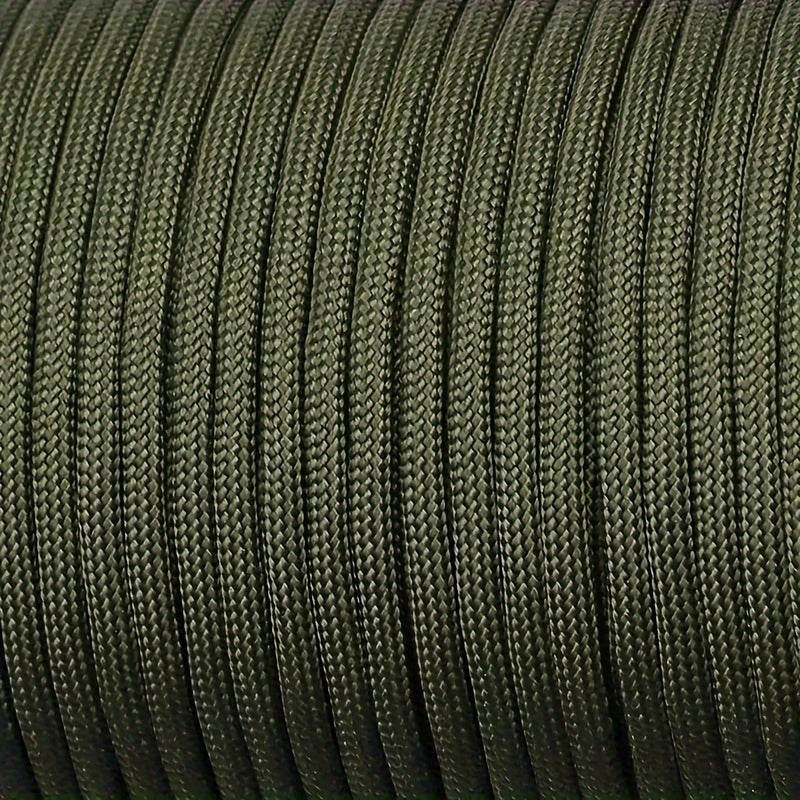 Durable green outdoor tent cord ideal for camping and securing tents in various weather conditions