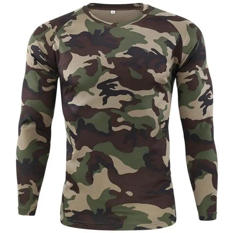 Quick Dry Tactical Long Sleeve T-shirt - Military-Outdoors.com