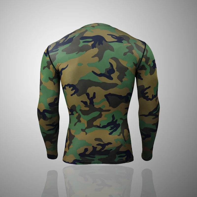 Military-Outdoors Green Tight Back Camo Top Underwear for Outdoor Activities - Military-Outdoors.com