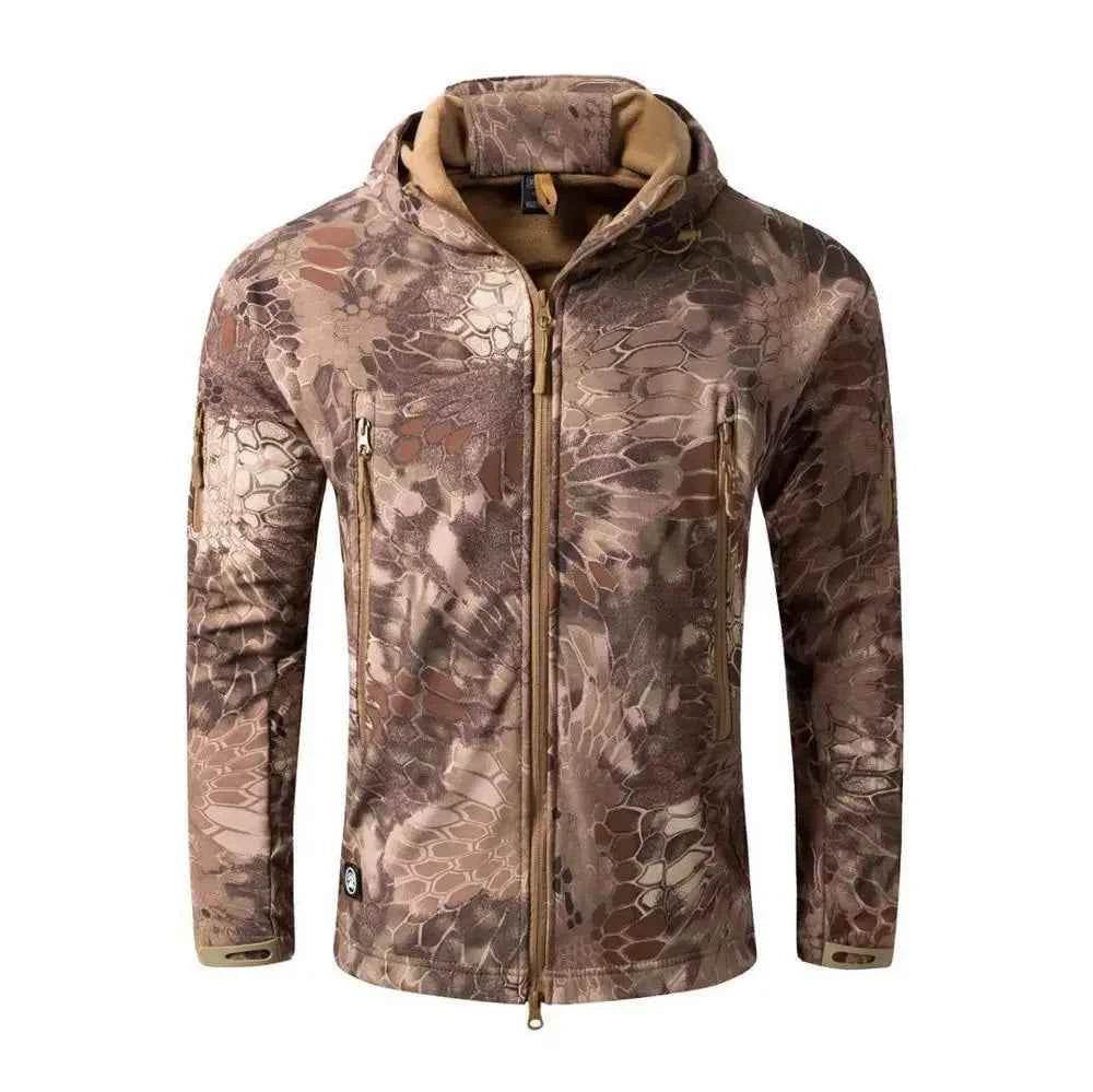 Winter Military Camouflage Fleece Jacket - Military-Outdoors.com