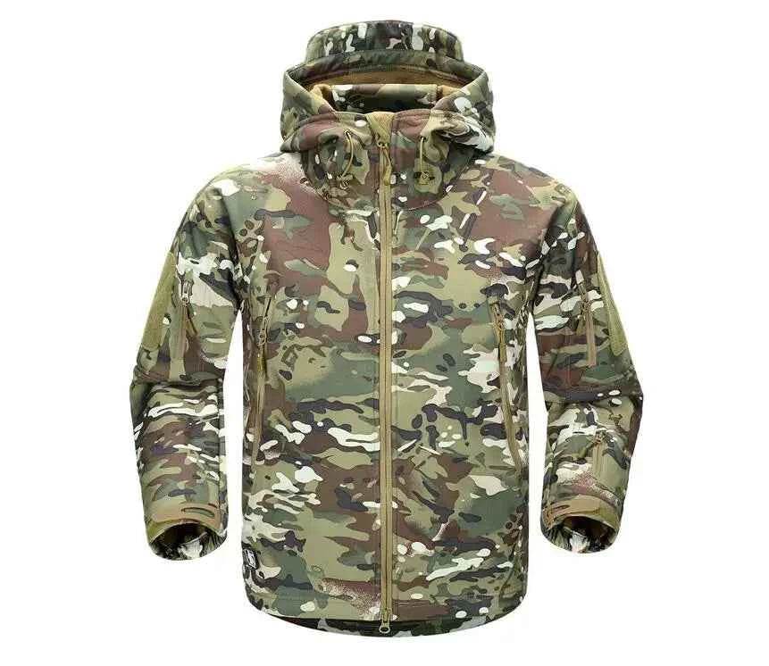 Winter Military Camouflage Fleece Jacket - Military-Outdoors.com