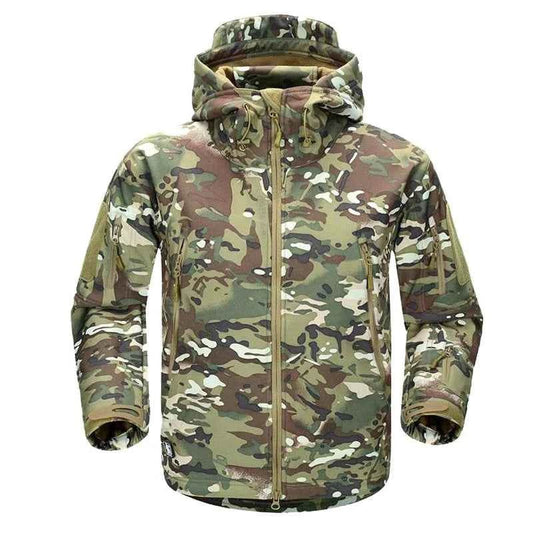 Winter Military Camouflage Fleece Jacket - Military-Outdoors.com