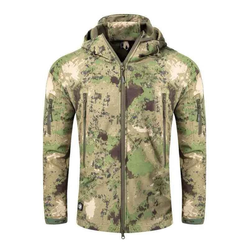 Winter Military Camouflage Fleece Jacket - Military-Outdoors.com