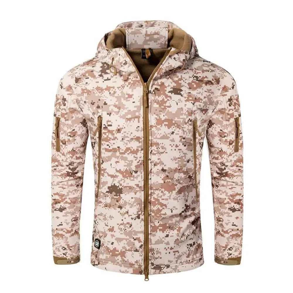 Winter Military Camouflage Fleece Jacket - Military-Outdoors.com