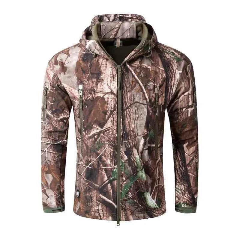 Winter Military Camouflage Fleece Jacket - Military-Outdoors.com