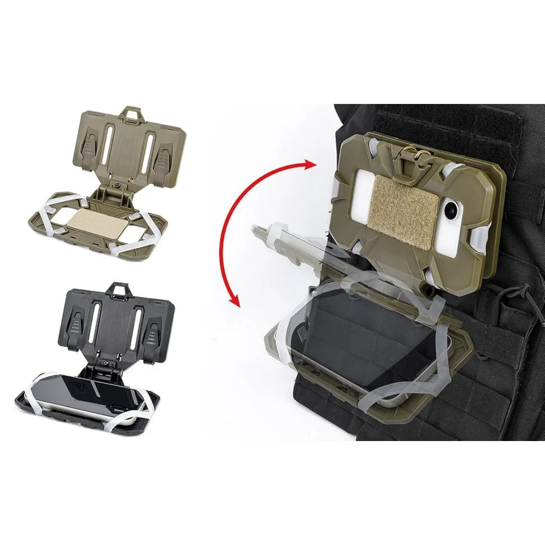 Military-Outdoors Pouch in green for vest phone holder use
