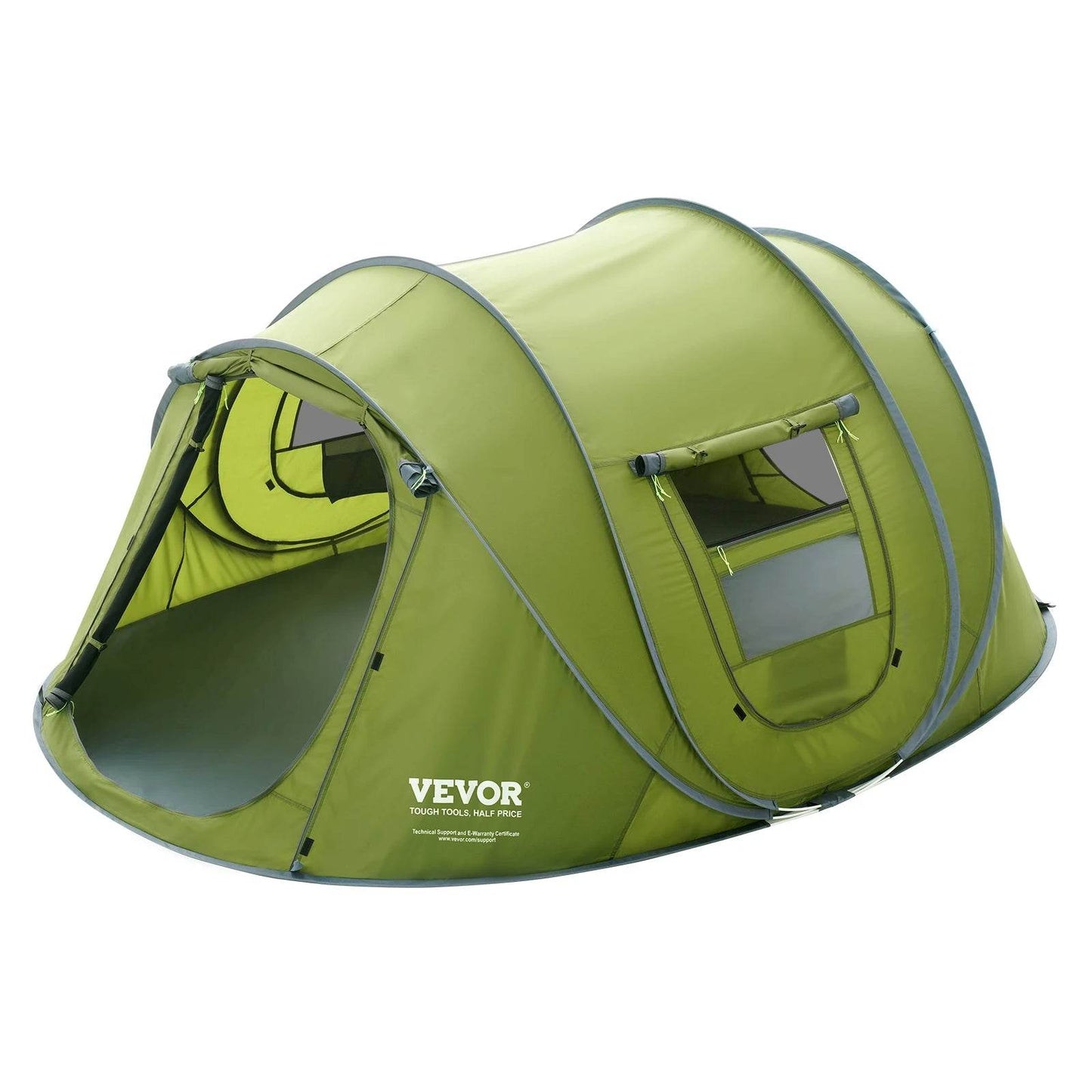 VEVOR Pop-Up Waterproof Backpacking Tent Fit 4 Person - Military-Outdoors.com