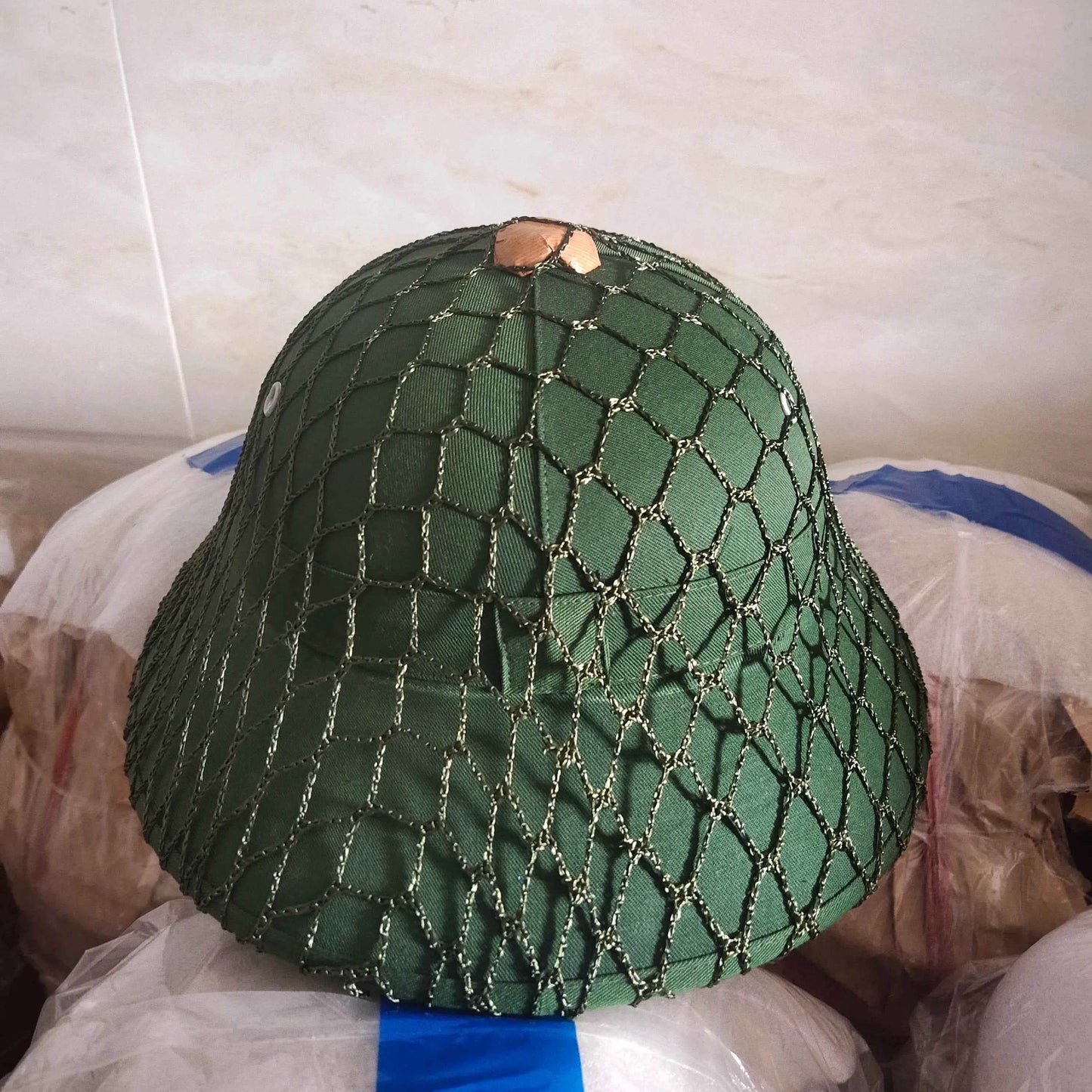 Original Military Surplus - Green Vietnam Militia Helmet - Military-Outdoors.com