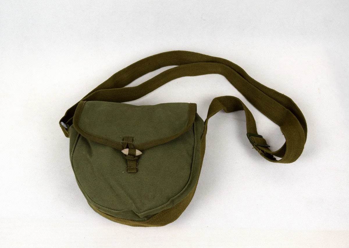 Original Military Vietnam War Chinese 7.62mm Type 56 Drum Mag Pouch - Military-Outdoors.com