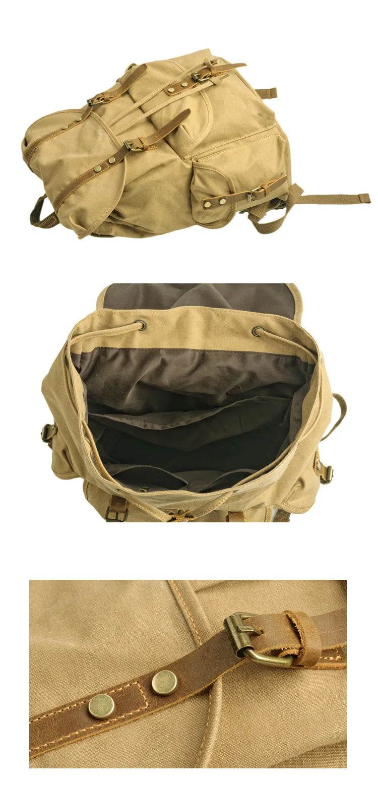 Vintage Canvas Backpack for Adventure Seekers - Military-Outdoors.com