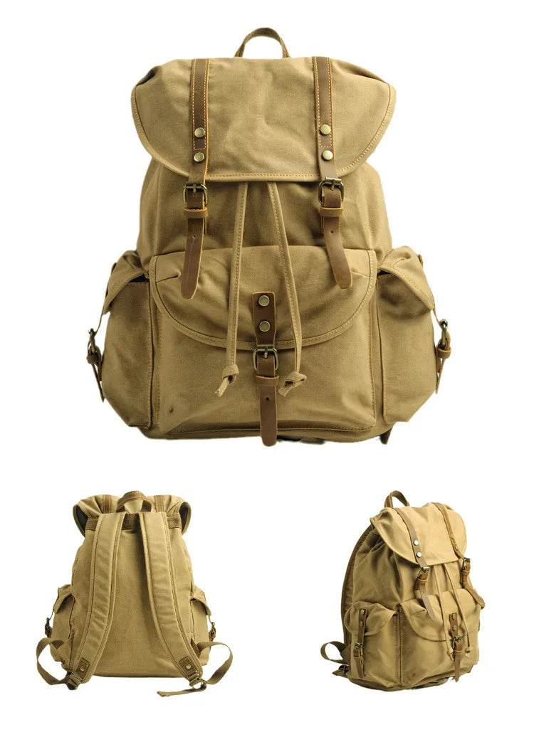 Vintage Canvas Backpack for Adventure Seekers - Military-Outdoors.com
