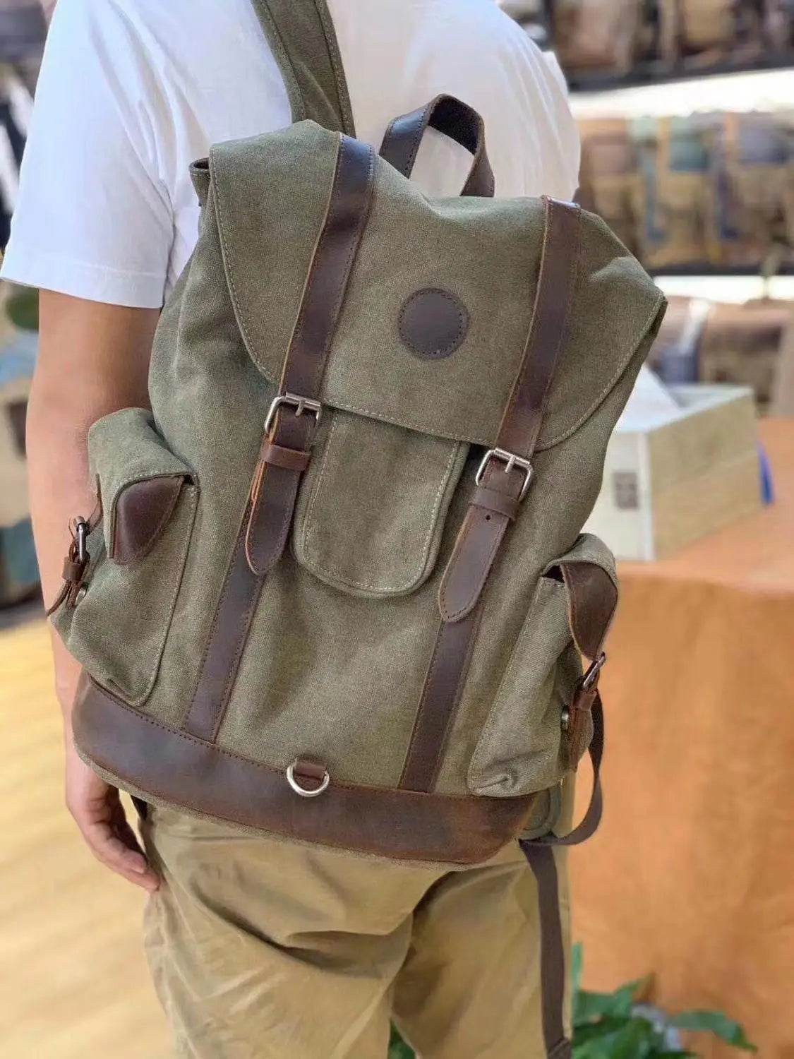 Military-Outdoors.com Vintage WW2 German Army Backpack - Military-Outdoors.com