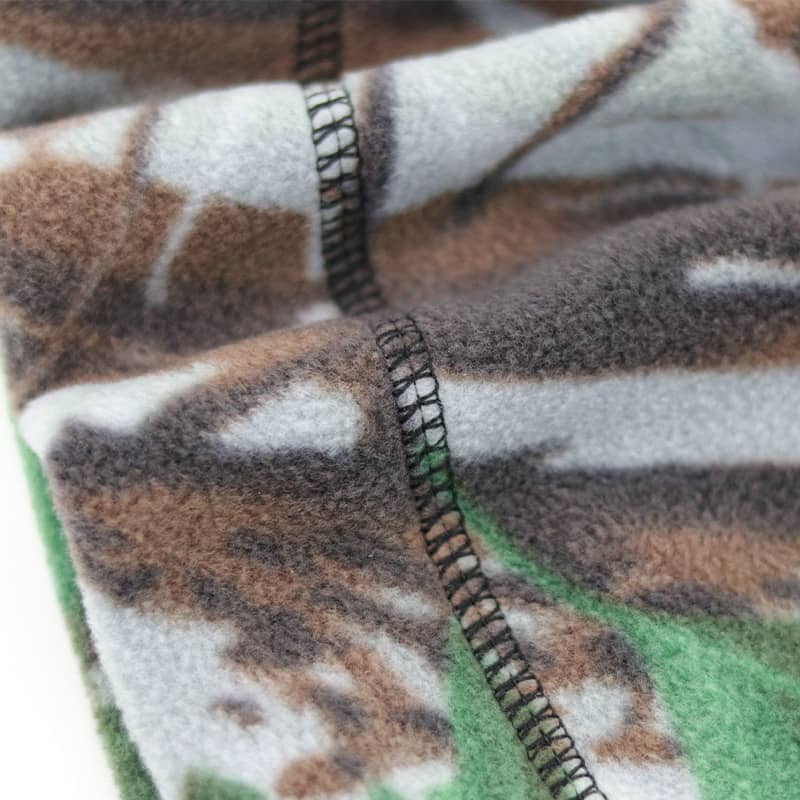 Warm fleece cap in camouflage for outdoor warmth and comfort