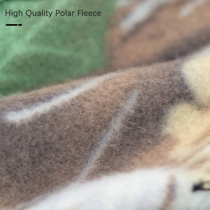 Warm fleece cap made of high-quality polar fleece for outdoor comfort