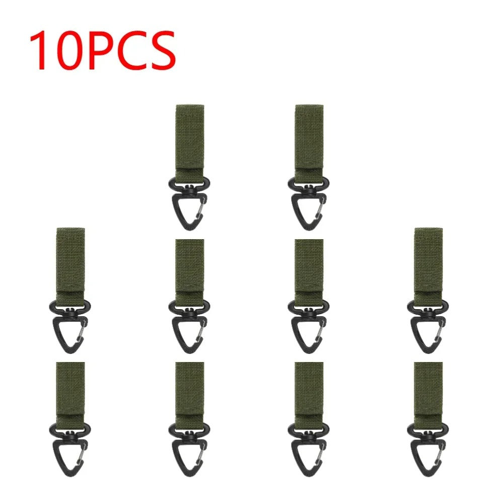 10PCS Olive Green Webbing Buckle for Outdoor Gear and Equipment