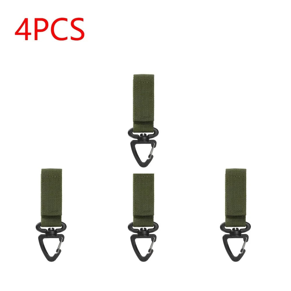 4PCS Olive Green Webbing Buckle for Outdoor Gear and Accessories