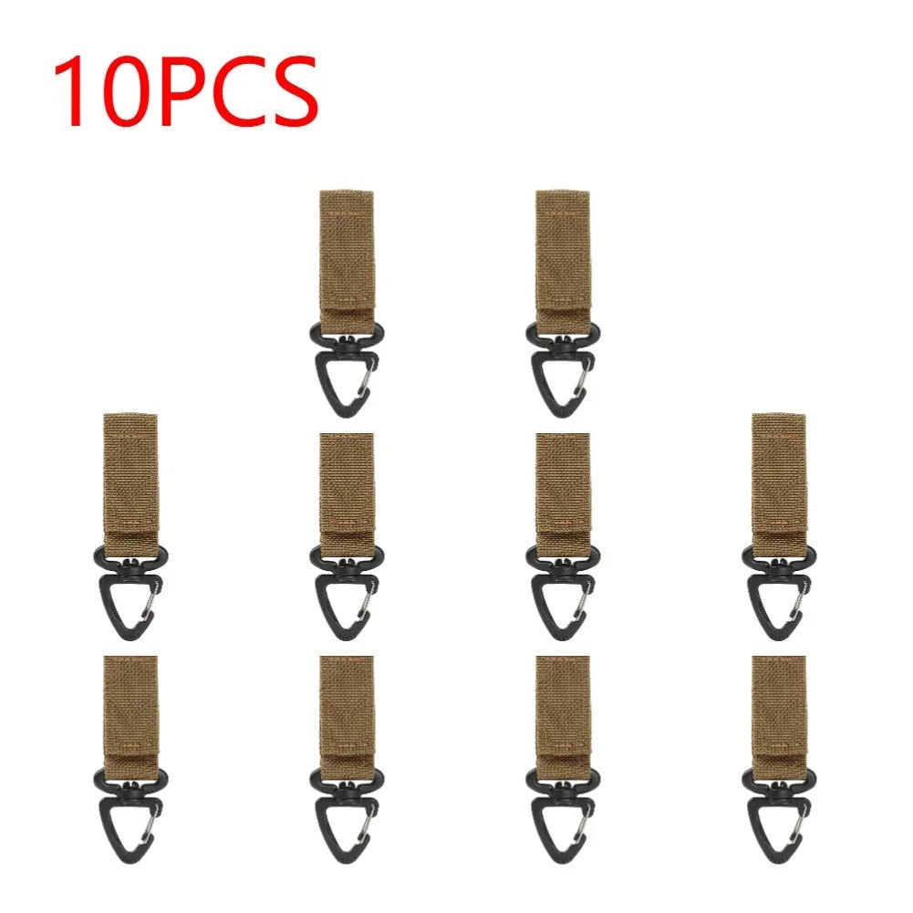 10pcs tan webbing buckle for outdoor gear attachment and adjustment