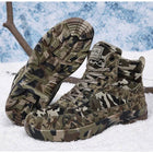 Men’s Winter Camo Ankle Boots with Cotton Lining & Rubber Sole