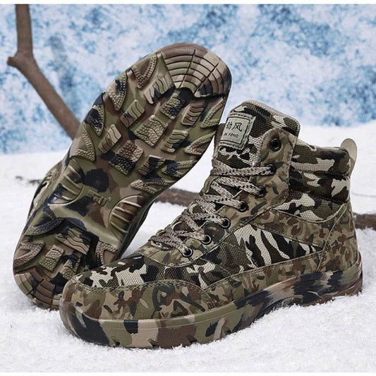 Winter Tactical Warm Cotton Ankle Boots - Military-Outdoors.com